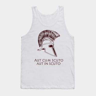 Aut Cum Scuto Aut In Scuto Tank Top